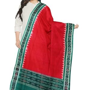 FLOWRINA Odisha Sambalpuri Handloom Cotton Dupatta