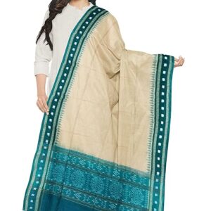 NUAPATANALOOM Odisha Sambalpuri Handloom Cotton Dupatta