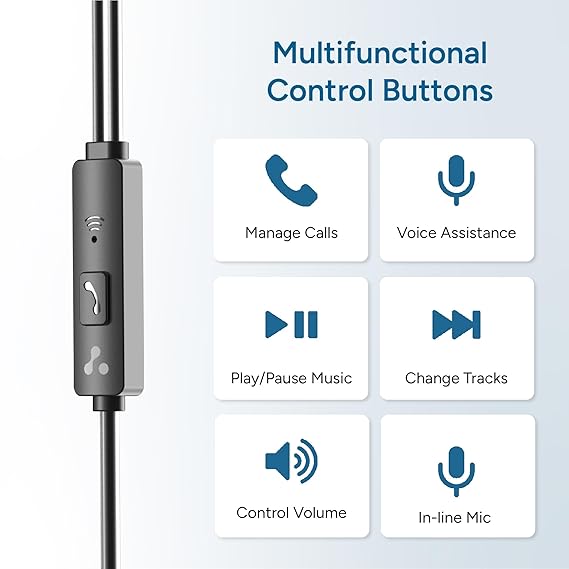 Ambrane Wired Earphones with Mic - Image 4