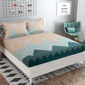 Double Bed Bedsheet with 2 Pillow Cover