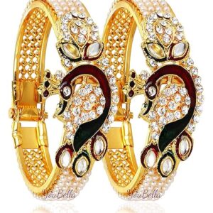 Traditional Gold Plated Bracelet Bangle Set
