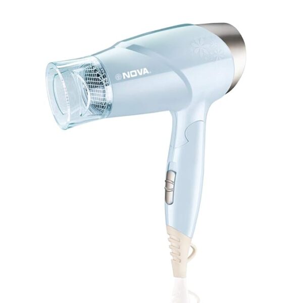 Hot & Cold Foldable Hair Dryer for Women (Blue)