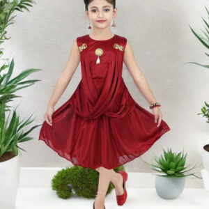 Polyester Frock For Kids Girls