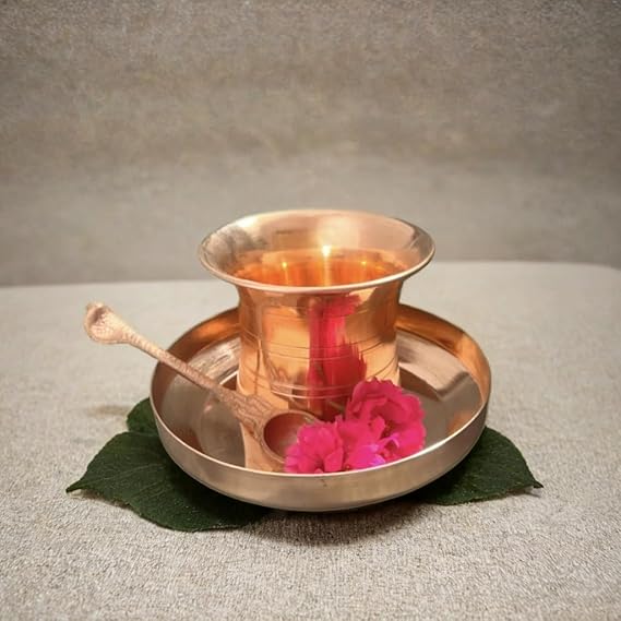 COOKWARE PARADISE Copper Panchapatra Set - Image 2