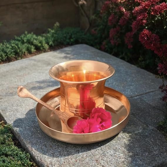 COOKWARE PARADISE Copper Panchapatra Set - Image 4