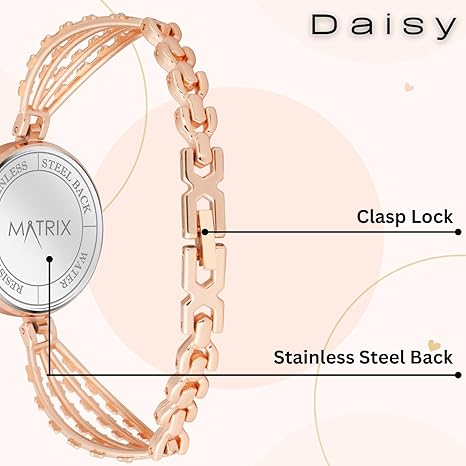 Bracelet Chain Analog Watch for Women & Girls - Image 4