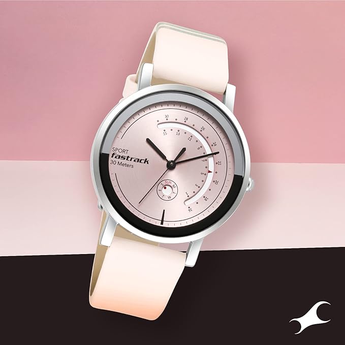 Fastrack Analog Pink Dial Women's Watch - Image 3