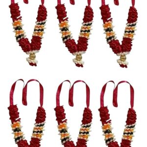 Ethnic Karigari Small Ribbon Mala for God Idol