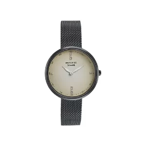 Analog White Dial Mesh Strap Watch for Women