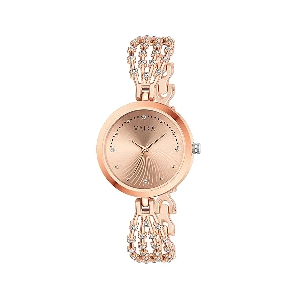 Bracelet Chain Analog Watch for Women & Girls