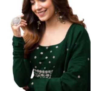 Green Anarkali Suit