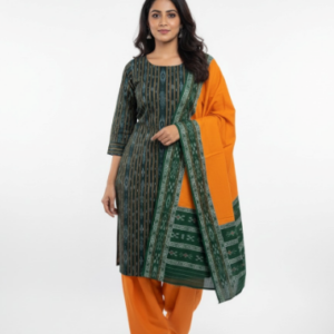 Elegant Printed Kurta Set with Dupatta
