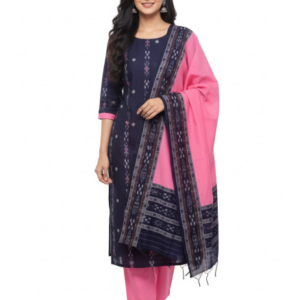Stylish Printed kurta Set With Contrast Dupatta