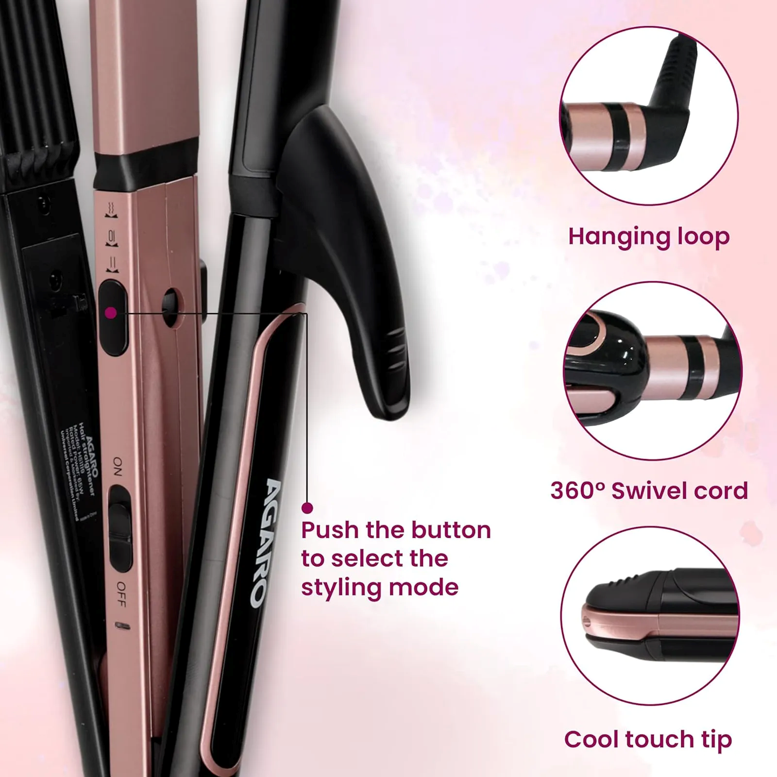 AGARO HS1119 3-in-1 Hair Styler - Image 4