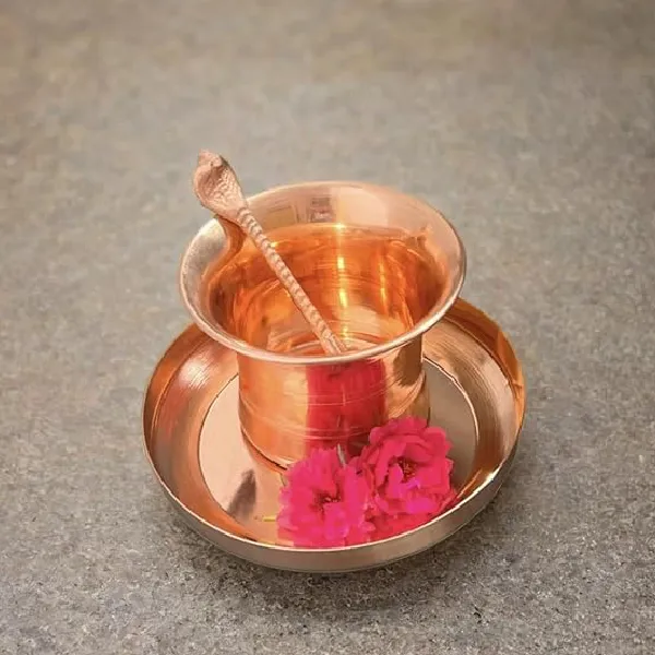 COOKWARE PARADISE Copper Panchapatra Set