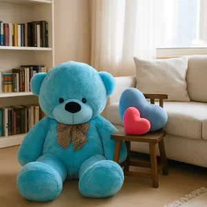 Blue teddy bear