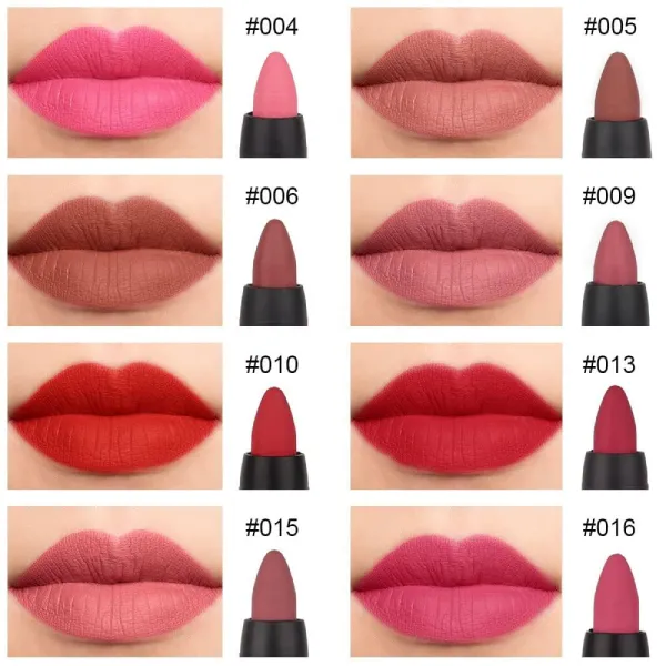 8 in 1 Matte Lipstick The Red & Nud Edition - Image 2