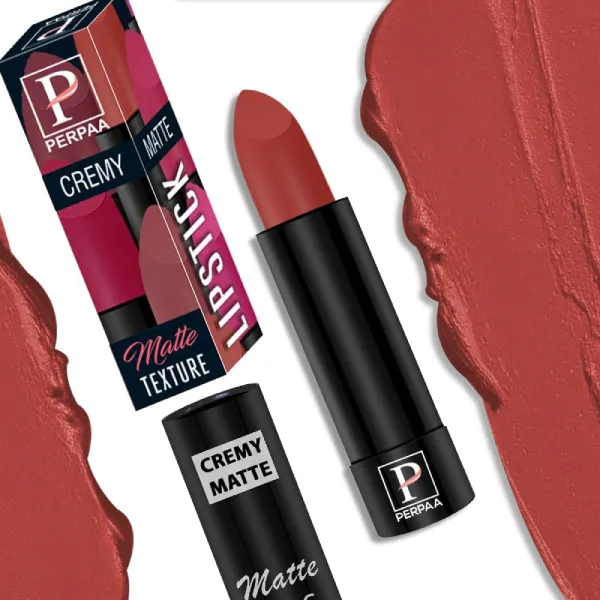 PERPAA Creamy Matte Lipstick Combo of 4 Long Lasting One Swipe - Image 3