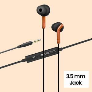 ZEBRONICS Bro 3.5Mm Wired in Ear Earphones
