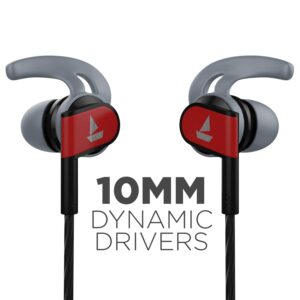 boAt Bassheads 242 in Ear Wired Earphones with Mic(Active Black)