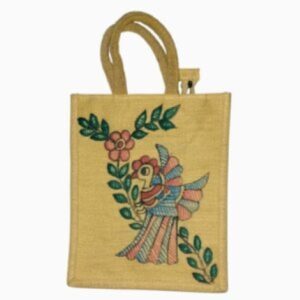Mithila Hand Painted Jute Bag
