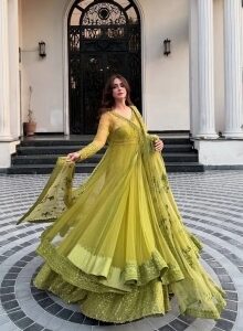 Heavy Flair Anarkali Gown For Women