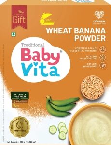 Babyvita Wheat Banana Powder Mix Cereal