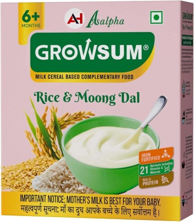 GROWSUMS RICE & MOONG DAL Cereal