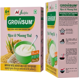 GROWSUMS RICE & MOONG DAL Cereal - Image 2