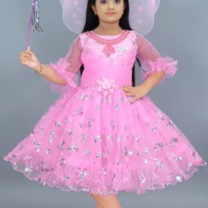 IKONIC FASHION BEAUTIFUL ANGEL FROCK Kids Costume Wear