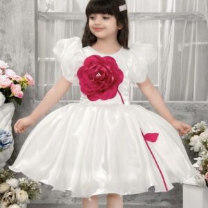 STAJMINADRESSES Girls Calf Length Party Dress