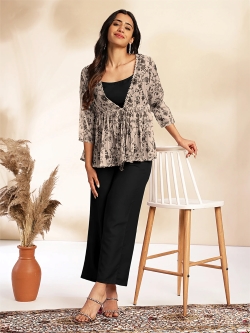 Top Pant Co-ords Set with Jacket - Image 7