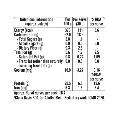 Aashirvaad Whole Chana Dal Besan - Image 3