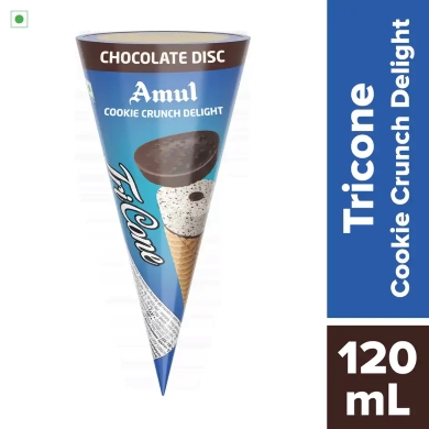 Amul Cookie Crunch Delight Ice Cream Cone