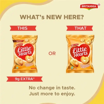 Britannia Little Hearts Classic Crunch Biscuits - Image 2