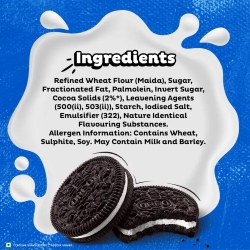 Cadbury Oreo Vanilla Flavour Creme Sandwich Biscuits - Image 3
