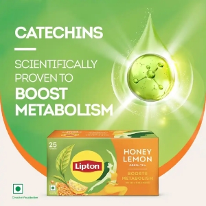 Lipton Honey Lemon Green Tea Bags pack - Image 4