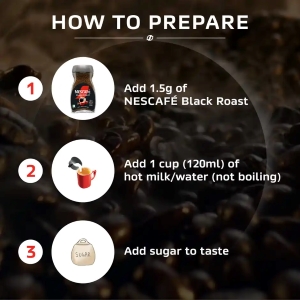 Nescafe Black Roast Instant Coffee - Image 4