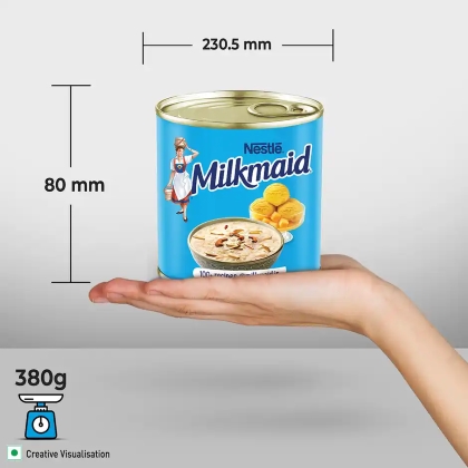 Nestle Milkmaid Partly Skimmed Sweetened Condensed Milk - Image 5