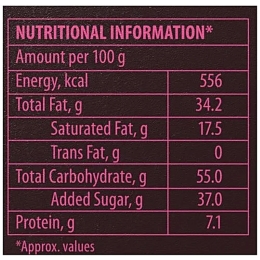 Amul I Love You Fruit N Nut Chocolate - Image 2