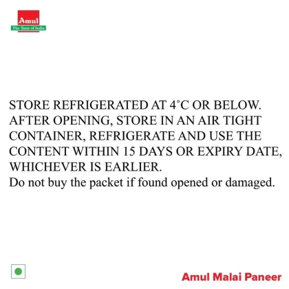 Amul Fresh Malai Paneer 200gm - Image 4