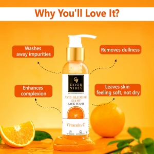 Good Vibes Anti Blemish Glow face Wash Vitamin C - Image 3