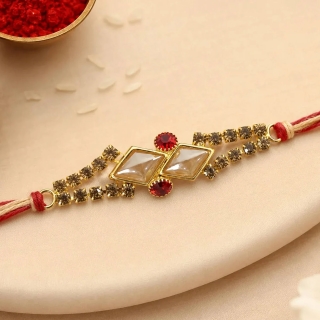 Crystal Stone Rakhi