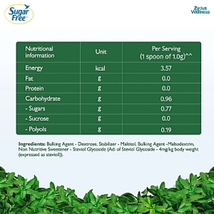 Sugar Free Green Sweetener - With Natural Stevia, Zero Calories - Image 4