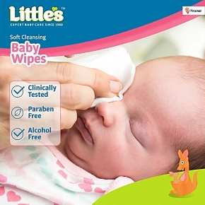 Little's Soft Cleansing Baby Wipes - Image 7