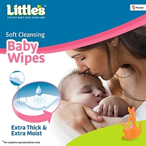 Little's Soft Cleansing Baby Wipes - Image 6