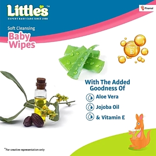 Little's Soft Cleansing Baby Wipes - Image 8