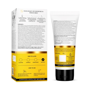 Dr. Sheth's Kesar & Kojic Acid Sunscreen SPF 50+ Pa++++ - Image 9