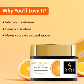 Good Vibes Anti-Blemish Vitamin C Glow Night Cream - Image 4