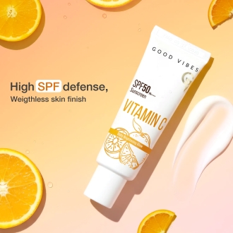 Good Vibes Vitamin C SPF 50 PA++++ Sunscreen - Image 4